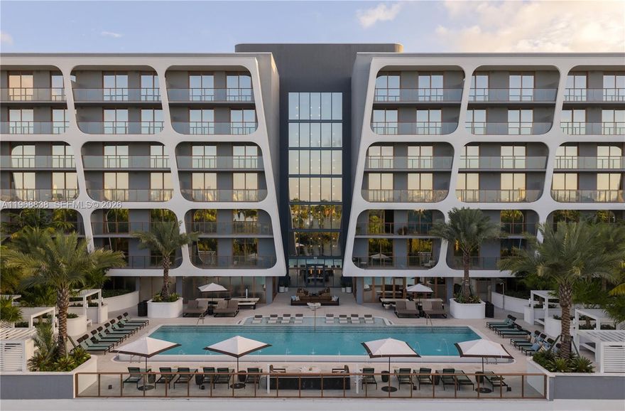 NOW LEASING! 1 MONTH FREE ON SELECT UNITS ~ Avara is Miami Beach's newest and most exclusive luxury rental community - from chic junior one bedrooms to expansive three-bedrooms and penthouses spanning 560 - 1,410SQFT, Avara redefines elevated retreat style living. Amenities include a pool deck with cabanas, outdoor kitchen with grilling station, 1,500SQFT fitness center, resident lounge and work center. Schedule your tour with the on-site leasing team today!