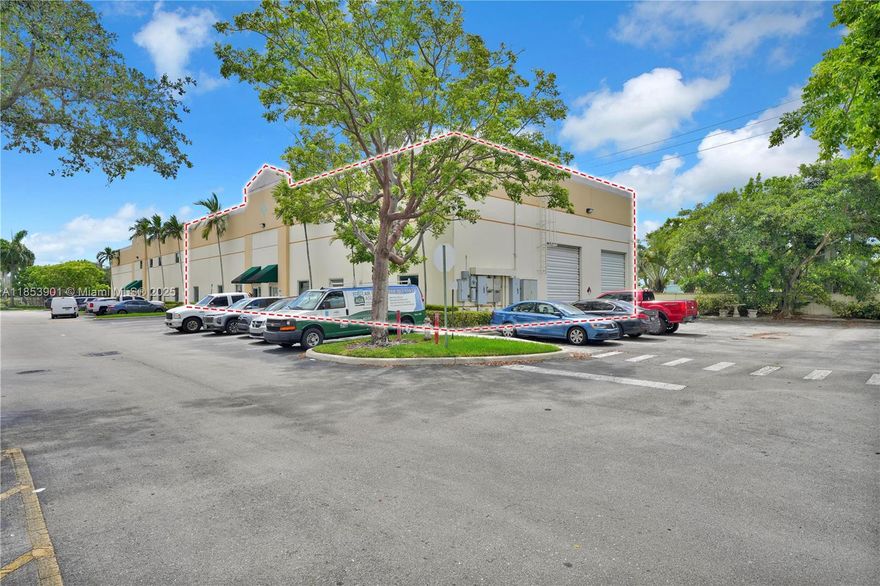 Impressive Class B 10,716 SF Heavy Power warehouse condo with six parking spaces located in Contractors Business Park in Broward. Easy access to the Florida turnpike(1 mile) and I 95 ( 2 miles). Property is in a designated Opportunity Zone. Ideal for contractor type businesses to service all Broward county, North Miami Dade and South Palm Beach. The location offers unmatched access for service, logistics and distribution. The space includes a well-designed office layout featuring 3 private offices, kitchen, 2 restrooms, and a newer HVAC system, alarm system. The unit features two grade level 12 x 14 roll up doors, 20 ft clear height, 24 ft ceiling height and a 3,582 SF load-bearing concrete mezzanine. Gated access after hours and a shared conference room for meetings. Zoned for B-4 PCB.