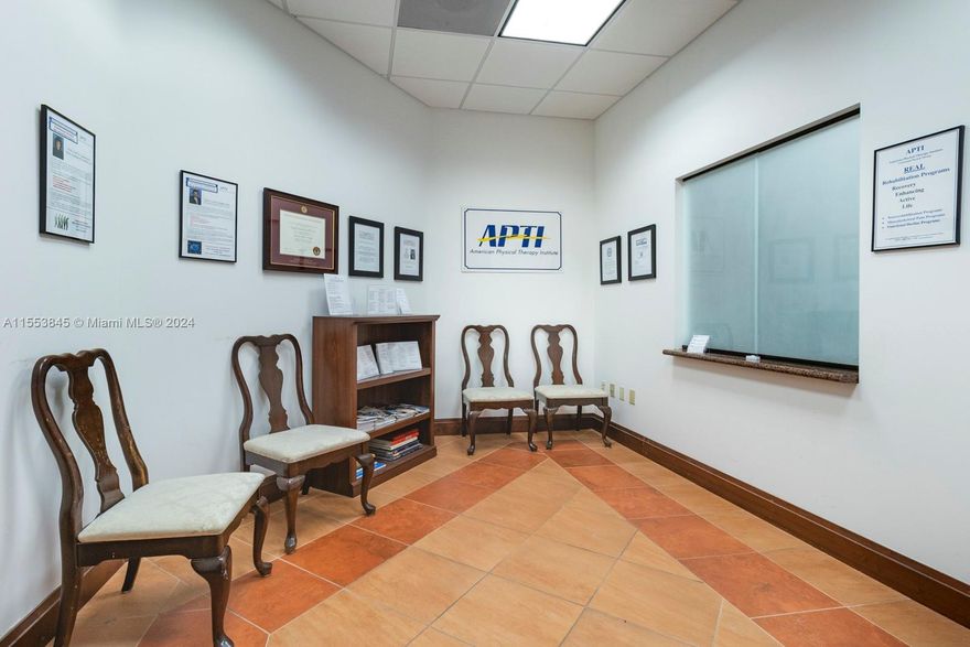 Plaza San Remo is a high desired medical/office building and perfectly located exit the US1 on 57th Ave (Red Road) where South Coral Gables, South Miami and Pinecrest intersect. 
These for sale 2 connecting units have 4 offices, 2 additional bigger rooms, a bathroom and a full kitchen. There is lots of light coming into the units with windows overlooking the shops of the famous Sunset Place. 
There are 4 assigned parking spots plus free patient/guest parking. Easy to show!