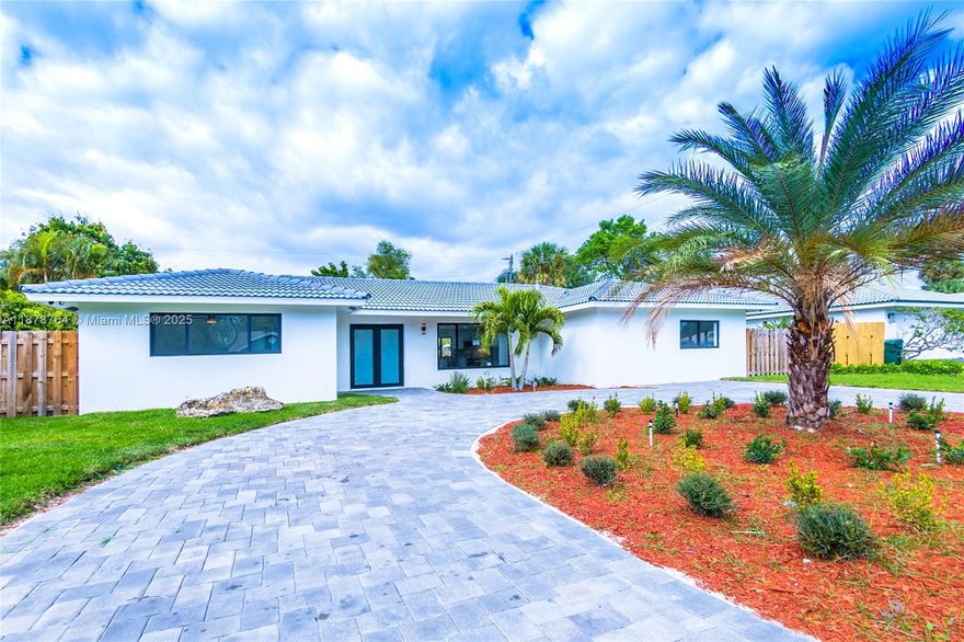 Welcome to this 4-bed, 3-bath single-story gem in sought-after Lake Floresta Park, built in one of the city’s prime A-rated school districts. This beautiful home boasts a modern open floor plan bathed in natural light, with dual primary suites offering privacy & flexibility.  impact windows & doors— Outside features include a circular paved driveway, and an expansive 9,345 sq ft lot with generous room for a shed or additional outdoor features. great outdoor area with pool on a fenced yard perfect for entertaining. With approx. NO HOA, located on a quiet street in one of Boca’s most desirable, family-friendly neighborhoods.