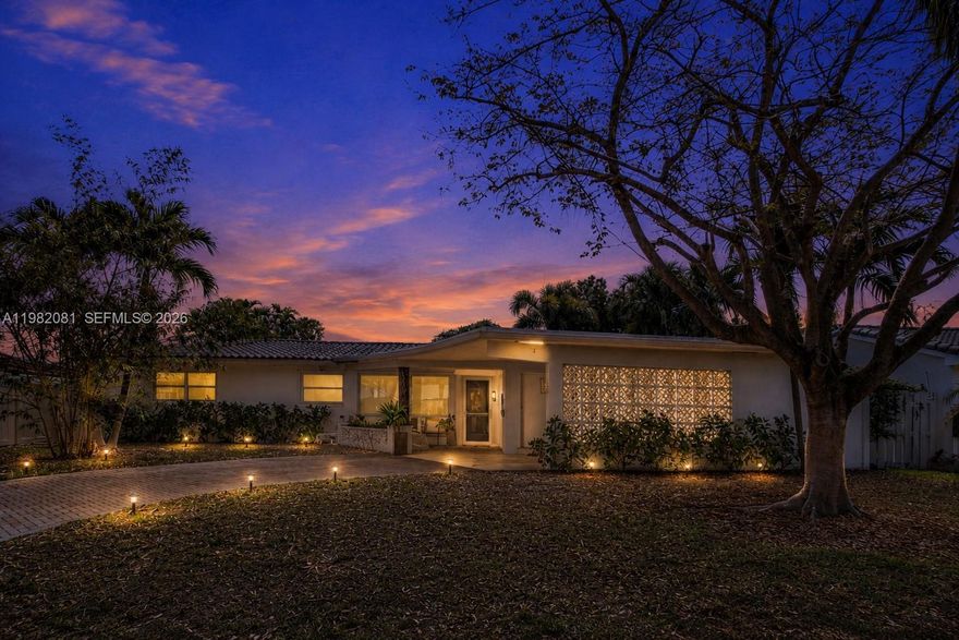 Located in the highly desirable Imperial Point neighborhood of Fort Lauderdale, this beautiful residence sits on an expansive .17-acre fenced lot, offering privacy, space, and exceptional curb appeal. As you arrive, you are welcomed by lush manicured landscaping and an inviting exterior that sets the tone for the home’s elegant interior. Inside, the home features a bright open-concept layout designed for comfortable living and effortless entertaining. The updated kitchen is appointed with stainless steel appliances and flows seamlessly into the main living areas. Large windows throughout the home fill the space with natural light, creating a warm and inviting atmosphere. The primary bathroom features a beautifully finished tile-lined shower, offering a clean and modern retreat. The spacious living room overlooks the patio and expansive backyard, providing an ideal setting for entertaining, relaxing, or enjoying South Florida’s stunning sunsets. Ideally located just two miles from the ocean, this home offers easy access to the vibrant dining and shopping of Las Olas Boulevard while maintaining the tranquility of a residential neighborhood. With NO HOA and close proximity to top private schools, shopping, restaurants, and Fort Lauderdale’s beautiful beaches, this property offers the perfect blend of luxury, convenience, and lifestyle.