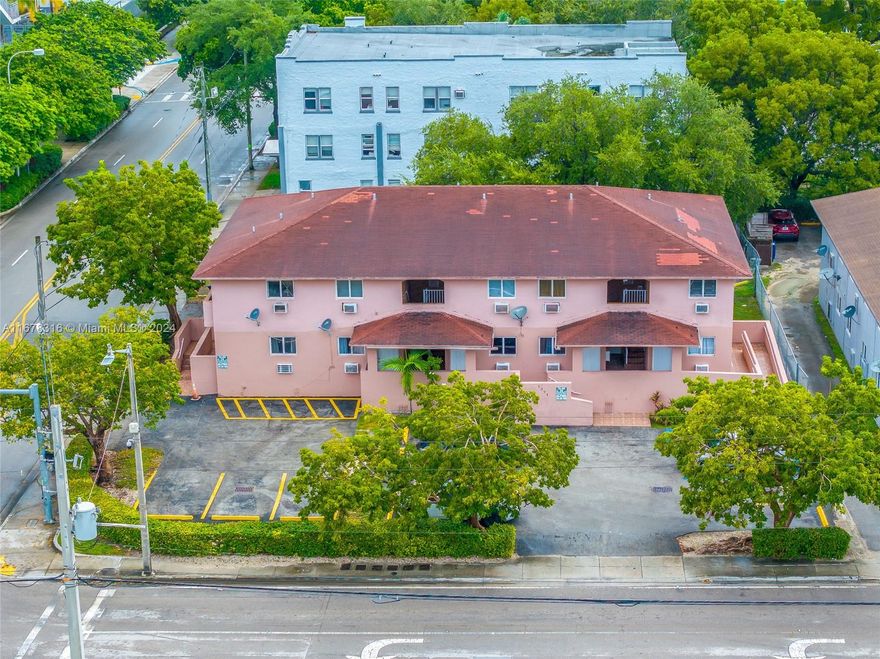 In the heart of Little Havana lies this exceptional, 1997 construction, 10 unit multifamily, income producing property that also has T5-L zoning allowing for AirBnB licensure and short-term rental. All 10 units are spacious 1-bed 1 bath, with flat roof, a mix of central A/C and wall units, individual water meters and electric reducing operating expenses, impact windows and PVC plumbing: making this a turnkey investment. The location offers accessibility and connectivity to Brickell, Downtown, the Health District, 836 HWY to Miami Beach and with this comes fine dining, chic shops, sidewalk cafes and picturesque parks, all are a brisk walk or drive away for residents who will be immersed in the vibrant culture of the area.