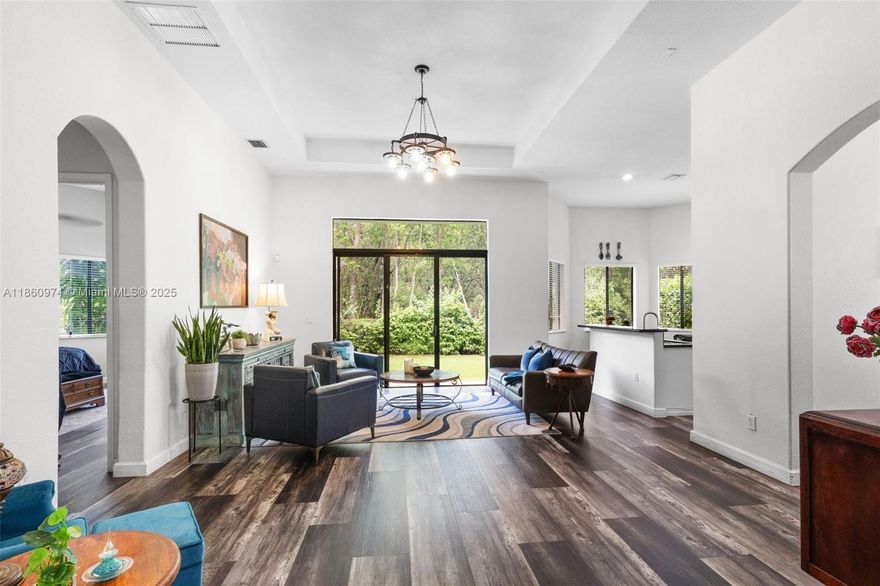 MOTIVATED SELLER: PRICE REDUCTION! This incredible 4BR/3.5BA home located in Cutler Cay has soaring ceilings with a grand foyer that sets the tone for sophistication as you walk in. The chef’s kitchen boasts premium stainless steel appliances, granite counters and a seamless flow into a sun-filled living area with serene preserve views. Retreat to your large primary suite with a spa-inspired bath, dual vanities and a walk-in closet. Outdoors has lush natural preserves, fully turfed and a custom mosquito system so you can enjoy the outdoors! Enjoy resort-style amenities: clubhouse, pool, fitness center with sauna/steam, tennis, basketball, pickleball, playground, 24-hr security, plus HOA covering cable, internet, alarm, and landscaping. A rare blend of elegance and lifestyle.