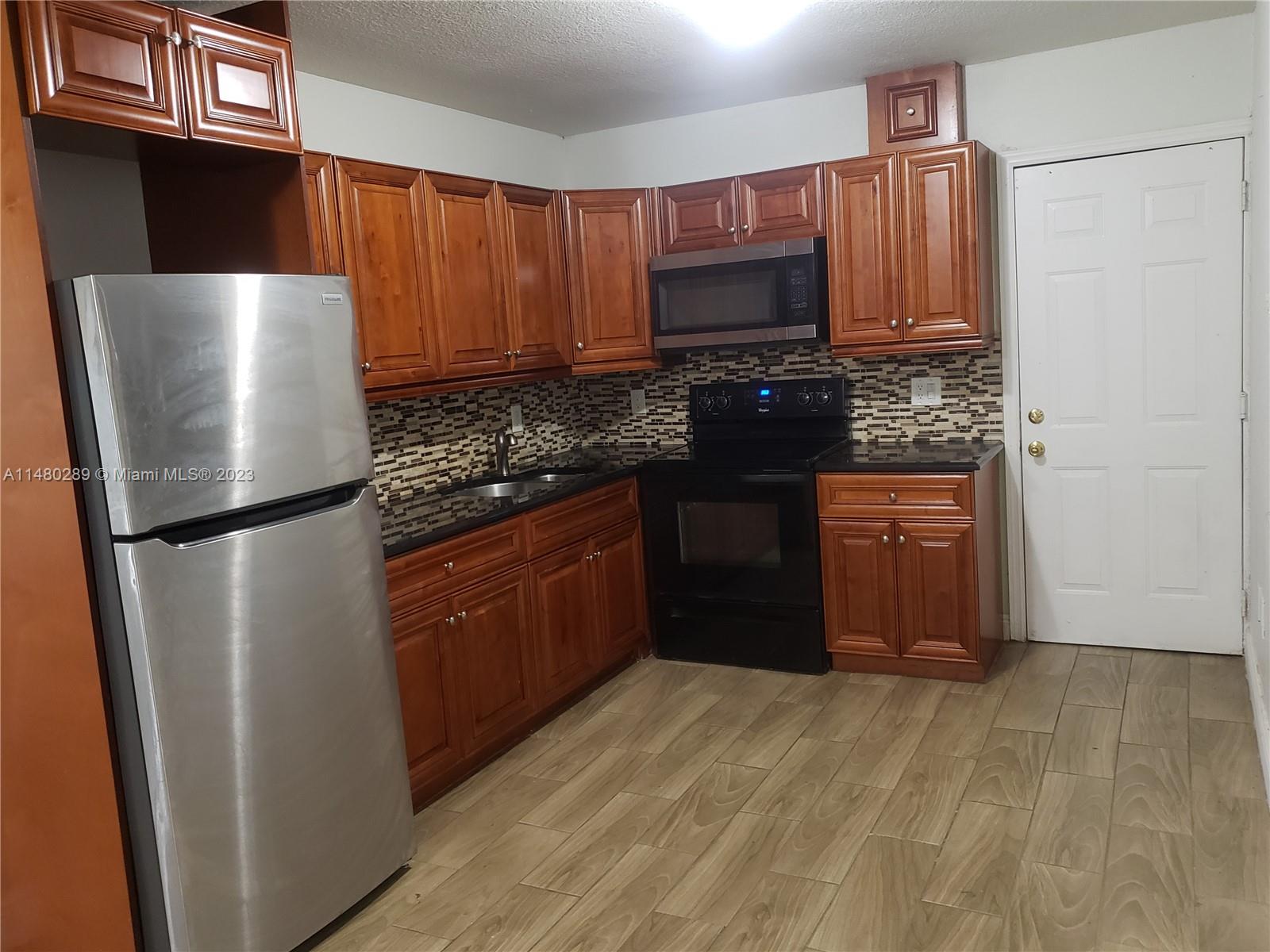 Centrally located two bedroom and one bathroom duplex. Feels like a single family home. Remodeled kitchen with granite counters and stainless steel appliances. Comes with gated parking and nice yard for entertaining. Washer/dryer inside unit. A short drive away to the 836, Midtown/Wynwood, and the Miami River. Show with confidence. First, last and security to move