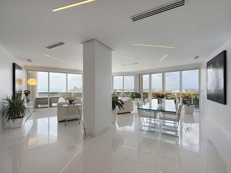 Sumptuous 4 bedroom penthouse high in the Bal Harbor Sky, offering the best unobstructed views to the Atlantic Ocean & the Sunset over Miami Skyline. This impeccable ultra-modern Italian Design masterwork offers no less than perfection to its smallest de tail. From sleek profile Rimadesio doors to Antonio Lupi signature Bathrooms. Immaculate extra-large white Graniti Fiandre porcelain flooring & Bisazza mosaics in baths. Lutron lighting & Savant Sound system w/ invisible speakers hidden in the ceiling.
