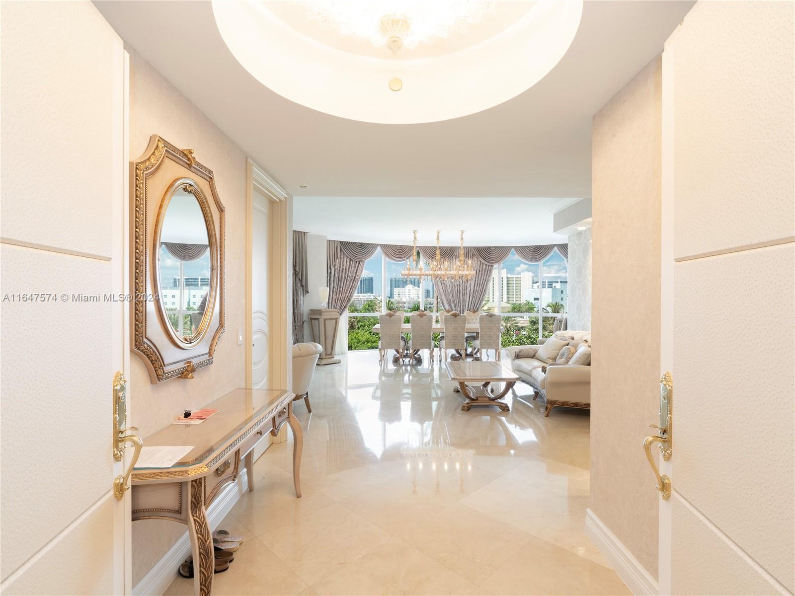 Rental Property at 18101 Collins Ave 601, Sunny Isles Beach, Miami-Dade County, Florida - Bedrooms: 3 
Bathrooms: 3  - $8,985 MO.