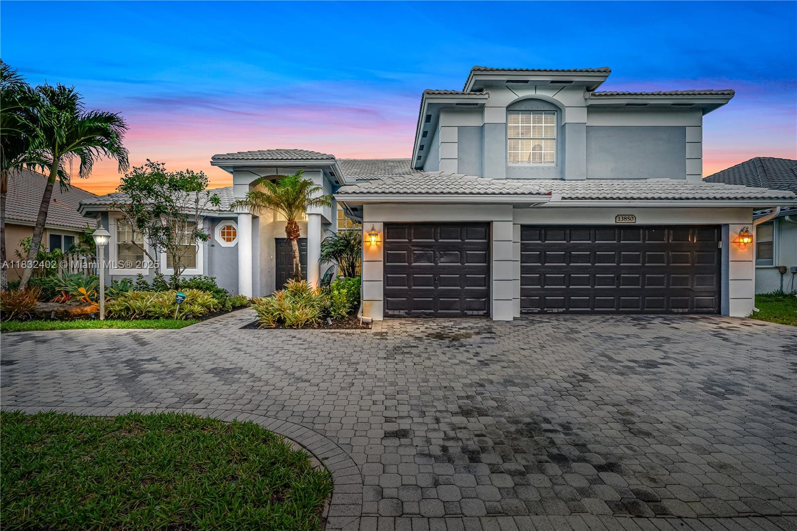 WELCOME TO THIS POPULAR CAPTIVA MODEL LOCATED IN THE LUXURIOUS GATED COMMUNITY OF PEMBROKE FALLS! THIS 4 BED + OFFICE, 3.5 BATH HOME FEATURES A 3-CAR GARAGE & CIRCULAR DRIVEWAY * ENJOY A BRIGHT OPEN-CONCEPT LAYOUT, SOARING CATHEDRAL CEILINGS & MODERN VINYL FLOORING THROUGHOUT * THE RENOVATED KITCHEN IS DESIGNED WITH WATERFALL QUARTZITE COUNTERTOPS, FRAMELESS WHITE CABINETRY, & STAINLESS-STEEL APPLIANCES * STEP OUTSIDE INTO YOUR PRIVATE BACKYARD PARADISE FEATURING A COVERED PATIO, SUMMER KITCHEN, OUTDOOR SHOWER & A RECENTLY RESURFACED POOL COMPLETE WITH HEATER & COOLER FOR YEAR-ROUND ENJOYMENT * COMMUNITY OFFERS A STATE OF THE ART REC CENTER, POOL, TENNIS COURTS, GYM & MORE * COMMUNITY OFFERS NATURAL GAS TO ITS RESIDENTS * HOA INCLUDES CABLE, FIBER OPTIC INTERNET, 24HR SECURITY & MORE!