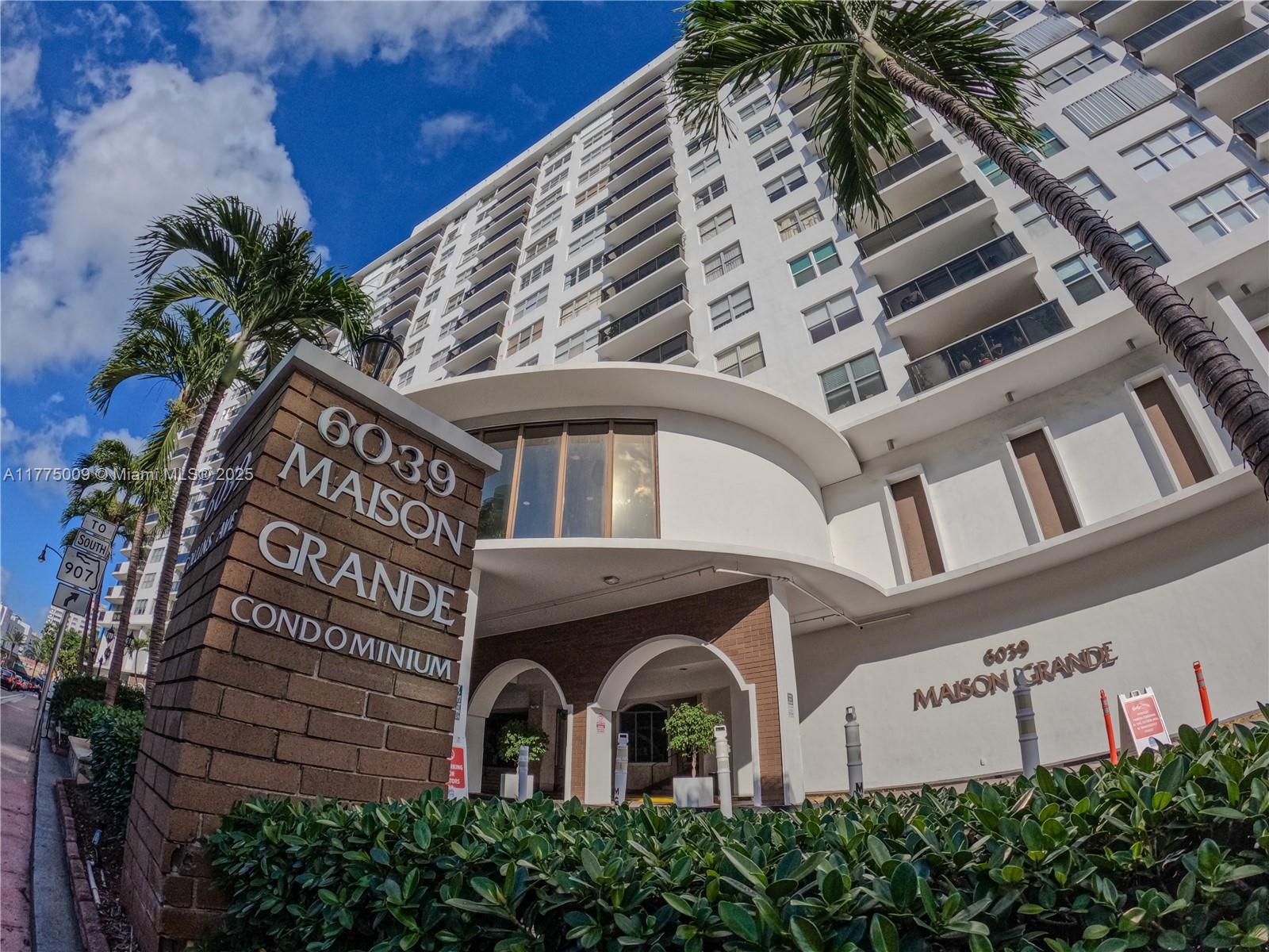 Rental Property at 6039 Collins Ave 715, Miami Beach, Miami-Dade County, Florida - Bedrooms: 2 
Bathrooms: 2  - $4,600 MO.