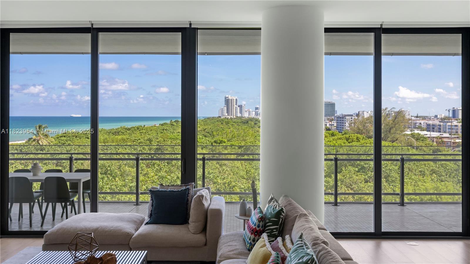 Eighty Seven Park by Renzo Piano offers 66 exclusive oceanfront residences in Miami Beach’s newest neighborhood, seamlessly blending park and ocean living.
Enjoy expansive balconies with panoramic views of the Atlantic and the 35-acre North Shore Park. Residences feature 10-foot ceilings, floor-to-ceiling windows, and high-end finishes, including Wolf & Sub-Zero appliances, natural stone surfaces, and Zucchetti fixtures. A 578 sq. ft. wraparound terrace enhances the indoor-outdoor experience.
This full-service building includes 24-hour concierge, fitness center, spa rooms with sauna and steam, pool and beach services with restaurant.