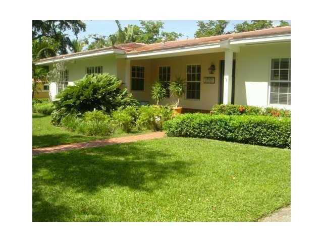 Quaint house on a huge corner lot in the heart of South Gables waiting for your personal touch and upgrades. Kitchen and bathrooms remodeled on 2000. Wood flooring in living, dining and bedrooms. Mexican tiles in kitchen and family room. French doors open to huge pool and back yard which is great for entertaining/children playground. 4th bedroom built up from garage used as a den/maid's quarter. Tenant occupied until 07/14/2016. Showings start on August 24th.