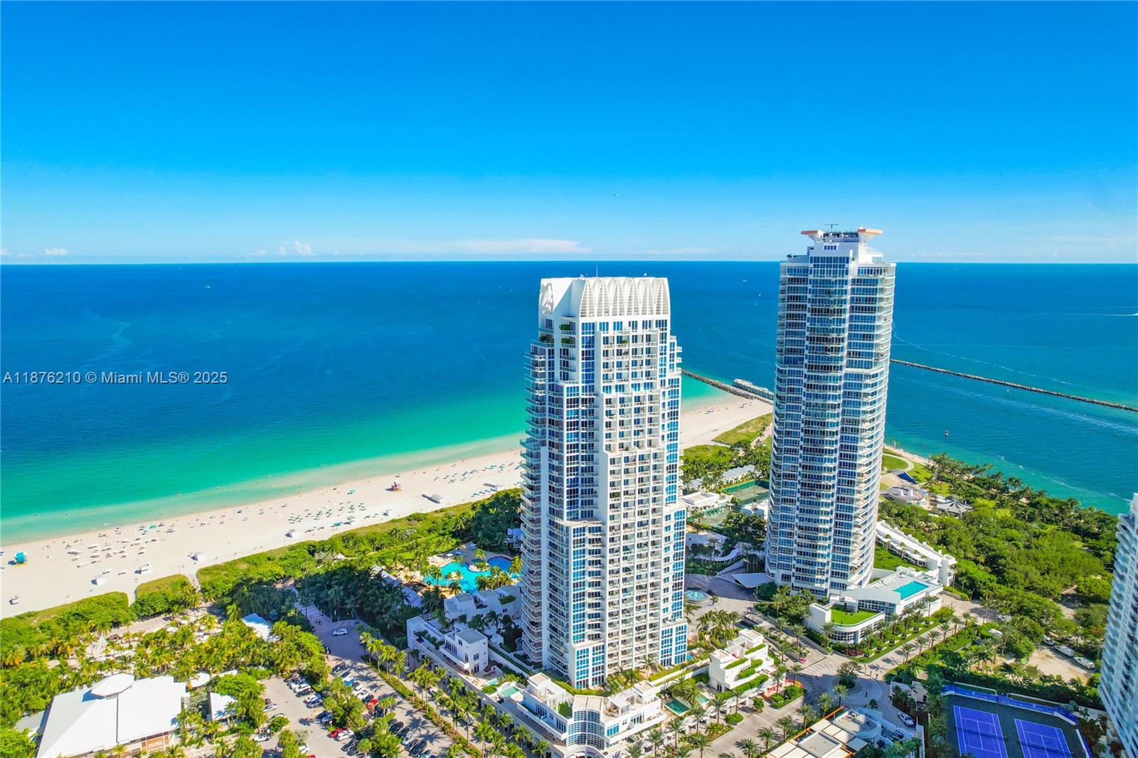 Welcome to your newly remodeled, expansive studio featuring a stunning balcony with ocean views. At Continuum, you'll experience the ultimate in resort-style living on 12.5 acres of beachfront paradise at the southernmost tip of Miami Beach. Enjoy access to a full-service spa, a state-of-the-art fitness center offering a variety of classes, and three stunning swimming pools, including expansive freeform lagoon pools. With 1,000 feet of pristine white sandy beach and private beach access, you can indulge in the beauty of oceanfront living right at your doorstep. Relax at the rooftop lap pool, savor on-site dining at the restaurant, and take advantage of the three tennis courts, all designed to elevate your lifestyle.