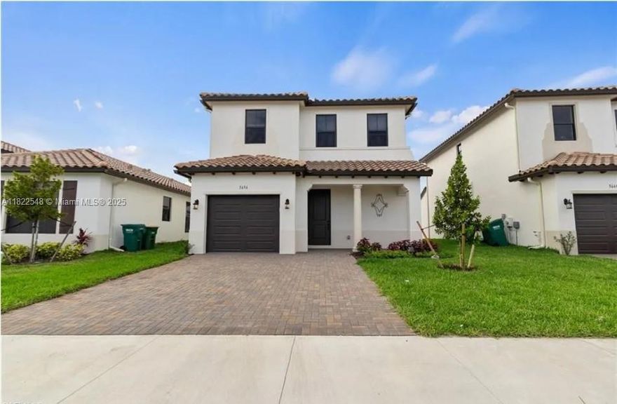 Live the resort lifestyle in this stunning 2023-built 3BR/2BA lakefront home in Silverwood at Maple Ridge, Ave Maria. Featuring sleek modern finishes, stylish countertops, stainless steel appliances, open-concept living, and tranquil backyard lake views. As a resident, enjoy access to exceptional community amenities including a water park, clubhouse, fitness center, scenic parks, Tennis Center, BBQ/picnic areas, and a Dog Park. Perfectly located just minutes from the vibrant Ave Maria Town Center, Publix, The Pub & Grill, and Donahue Academy. This peaceful and family-friendly community is also a convenient drive to Naples beaches.