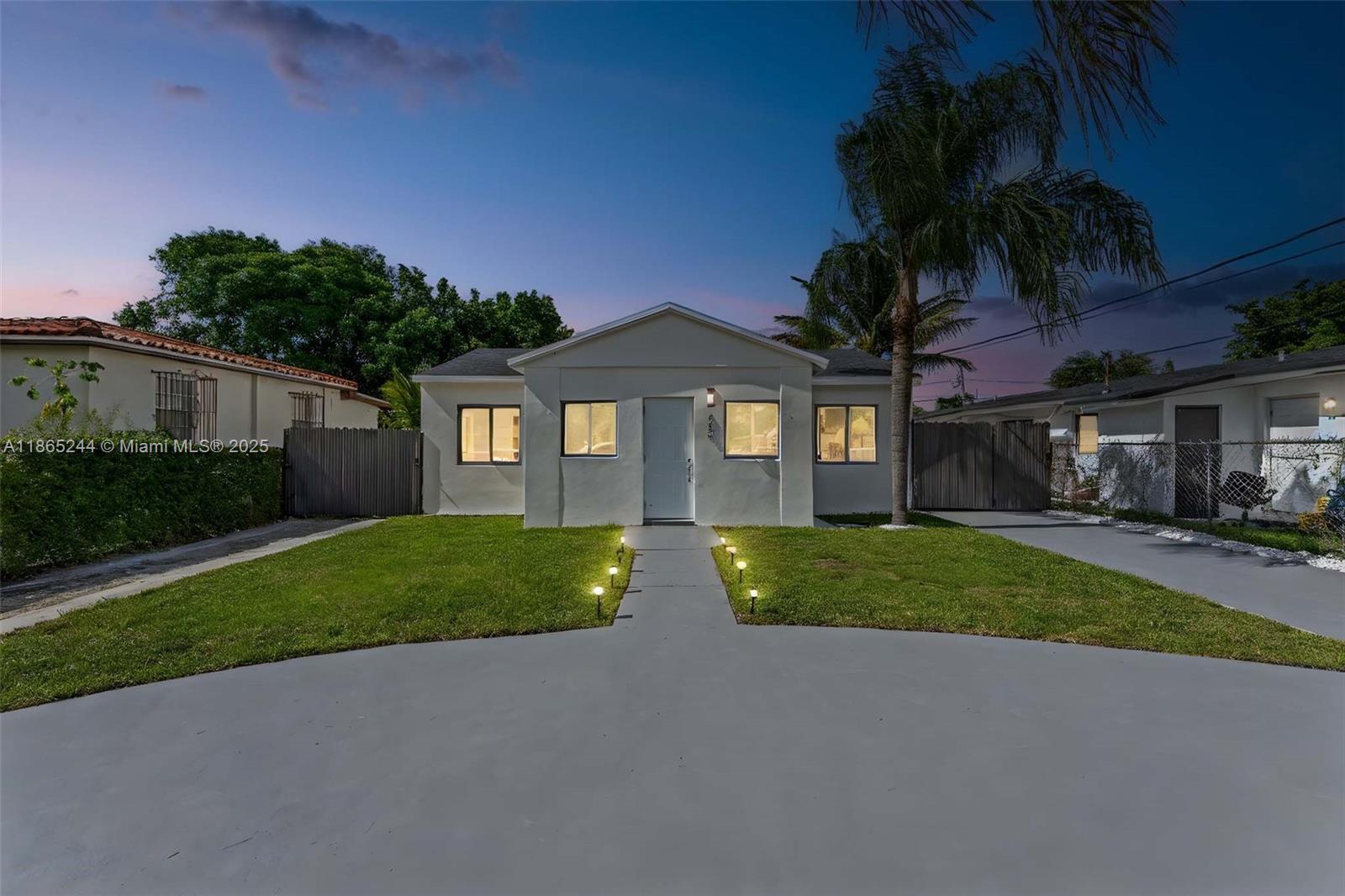 Turnkey Duplex – Fully Renovated & Income-Ready. This beautifully renovated duplex offers exceptional investment potential, featuring a spacious 3-bed, 2-bath residence alongside a completely separate 1-bed, 1-bath apartment with a full kitchen. Each unit is individually metered and designed with no shared walls, ensuring privacy and true duplex functionality. Every major component has been updated—new roof, impact windows, plumbing, electrical, and high-end finishes throughout—providing peace of mind and a low-maintenance investment. Set on an oversized lot, this property offers ample room for future expansion or the addition of a mobile home/tiny home for increased income opportunities. This move-in ready duplex is a turnkey investment with strong rental upside for future growth.