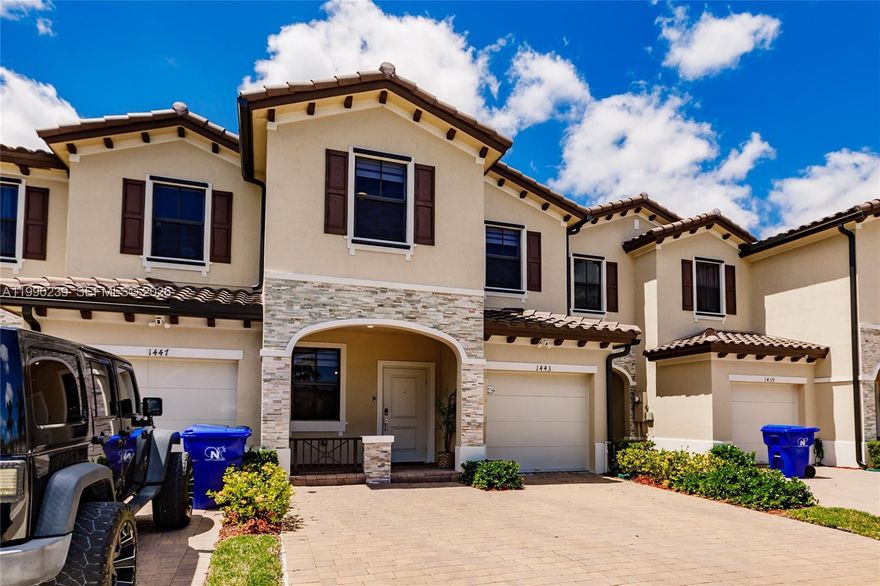 A new construction townhome with 3-bedroom, 2.5-bathroom nestled in the heart of the Fort Lauderdale area! Perfectly crafted for both relaxation and entertaining, this home has a private, fenced backyard, ideal for hosting or simply unwinding in your own oasis. The spacious primary room features a generous walk-in closet, while high-impact windows and doors ensure safety, energy efficiency, and plenty of natural light.

Live the vibrant South Florida lifestyle with unmatched convenience. You're within walking distance to the Metrobus station, Publix, and Home Depot, and just 5 miles from the excitement of Inter Miami Stadium. Love the beach? You’ll have your pick of nearby sandy escapes, including Pompano Beach, Las Olas Beach, and Lauderdale-by-the-Sea. Plus, easy access to I-95 and the Florida Turnpike means you're always connected to wherever you need to go.

This home truly captures the essence of Fort Lauderdale living. Low HOA! Owner added features!