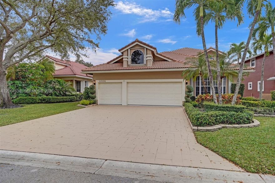 Welcome to your dream waterfront home in the prestigious gated community of Eagle Trace in Coral Springs. This stunning two-story residence features an open-concept floor plan with a spacious double living area, perfect for both entertaining and everyday living. The home offers 4 oversized bedrooms with walk-in closets and 3 full bathrooms, along with over 4,000 total sq ft (3,066+ under A/C) and a 3-car garage, providing exceptional space and comfort. Enjoy Florida living at its finest with a heated pool and screened-in patio, ideal for relaxing or hosting year-round. This property is loaded with upgrades, including fully paid solar panels (keeping electric bills extremely low), a new central A/C system, energy-efficient water heater, upgraded pool pump, updated flooring, insulation, and more. Located in the highly desirable Eagle Trace community, a 24-hour gated community, enjoy access to tennis courts, pickleball, basketball, a children’s playground, and a newly renovated clubhouse. This is a rare opportunity to own a move-in ready, energy-efficient waterfront home in one of Coral Springs’ most sought-after neighborhoods schedule your private showing today.