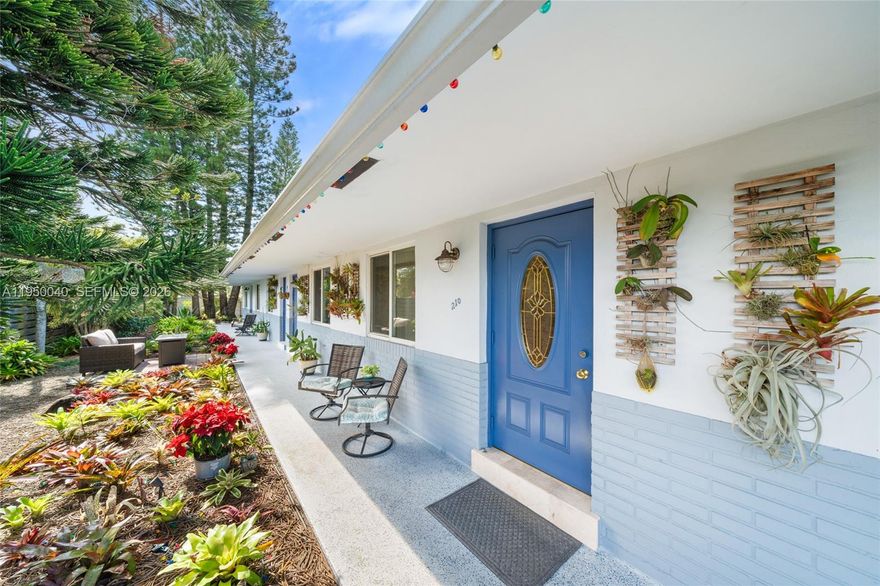 Turn-key, ready-to-move-in duplex in the heart of Hallandale Beach — a rare opportunity that stands far above the average multi-family property. This beautifully renovated property features a brand-new roof, full impact windows and doors, and separate laundry rooms for each unit, offering both comfort and long-term peace of mind. One residence showcases a modern, minimalist European-style design, while the other offers a warm, timeless aesthetic with wooden finishes and elegant travertine flooring. Both sides are spacious, thoughtfully updated, and designed for modern living. Ideally located within walking distance to restaurants, shopping, and grocery stores, and just minutes from the beach, Aventura Mall, and Gulfstream Park. Currently owner-occupied, yet offering outstanding income potential. Perfect for short-term rental or Airbnb strategies ahead of the upcoming World Cup, or for end-users seeking to live in one unit while renting the other. A truly versatile property in one of South Florida’s most desirable areas.