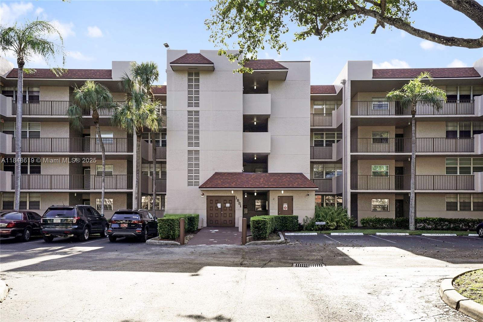 Welcome to this spacious 2/2 Condo located in the highly sought after all ages community of SABAL PALM CONDO within Pine Island Ridge Country Club. It has a beautiful Golf sunset view. Offering over 996 sq ft this bright and open unit features a well -designed layout complemented by an enclosed balcony (florida room)Is ready for your personal touch. Washer / dryer in unit. hurricanane shutters on the patio. Country Club membership includes, resort style amenities: swimming pool, restaurant, tennis and pickleball courts, golf course and game rooms. Building features a NEW ROOF, and has already passed the 40 yr inspection. CANNOT RENT FIRST YEAR.