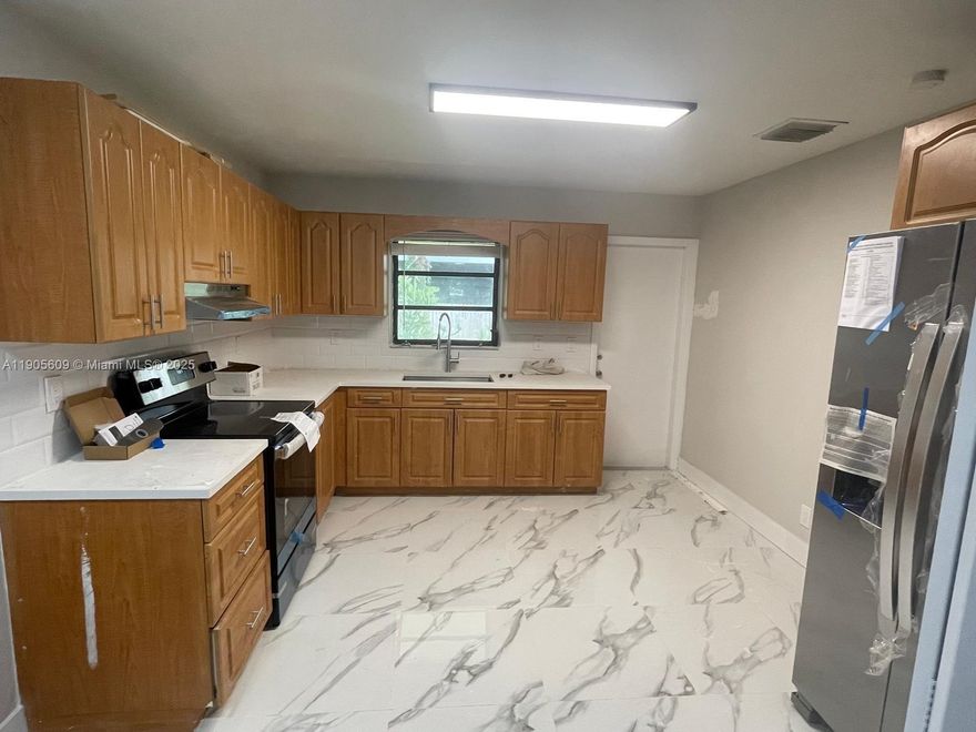 Amazing unit with Open floor plan. 2 bedrooms, 2 bathrooms. Porcelain tile throughout. Updated kitchen w/wood cabinetry, granite counters & S.S. appliances open to dining & living area. Washer & dryer inside the unit. 2 parking. Pet friendly excellent location. Near to Aventura Hospital , A-rated Schools, Gulfstream Park, Fast and easy approval.