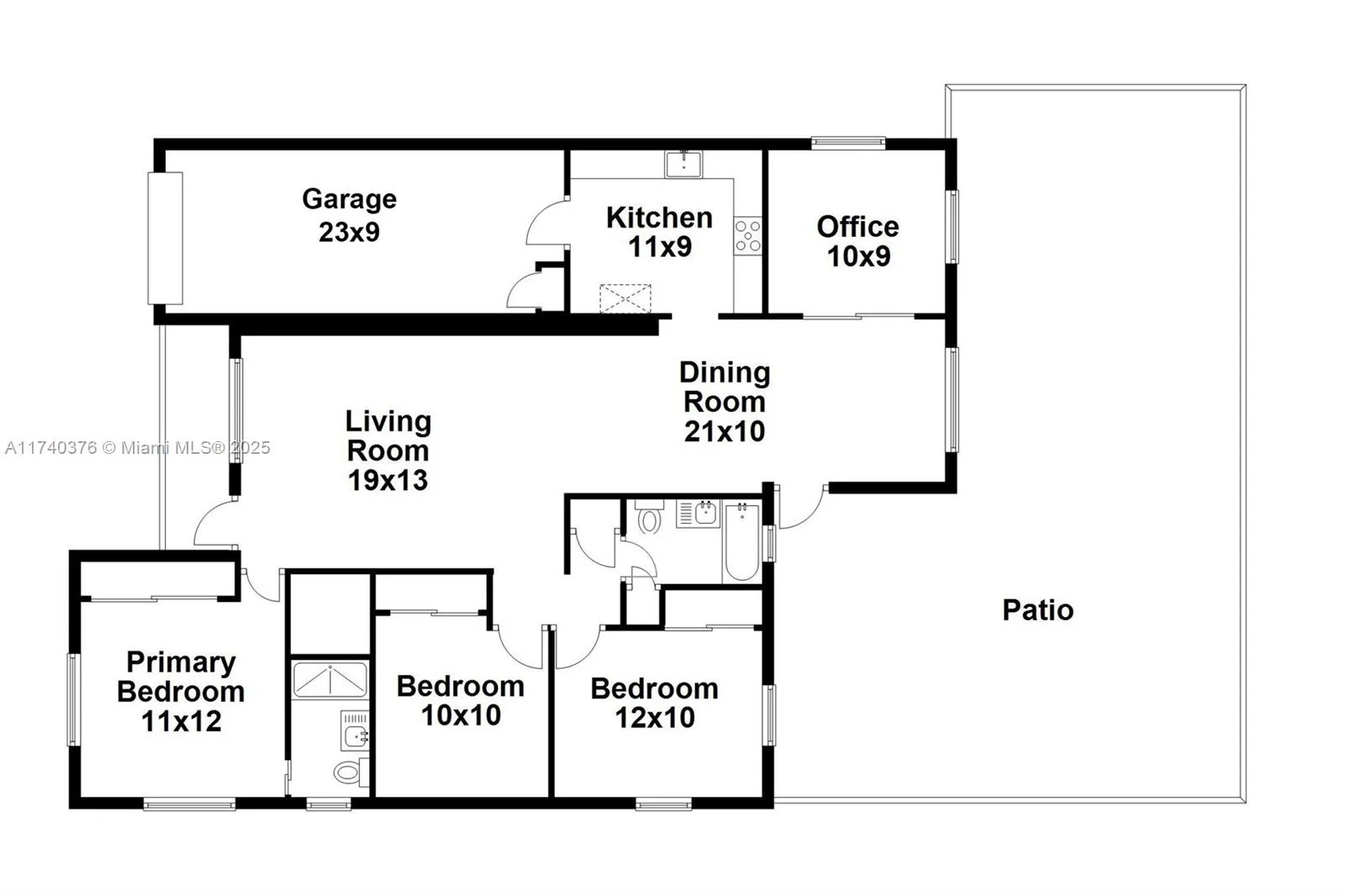 Coral Gables, Florida 33134, United States, 3 Bedrooms Bedrooms, ,2 BathroomsBathrooms,Residential,Active,7607