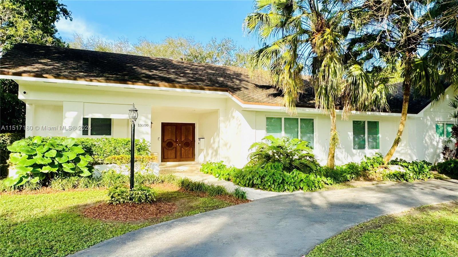 Property for Sale at 13000 Sw 69th Ct, Pinecrest, Miami-Dade County, Florida - Bedrooms: 4 
Bathrooms: 3  - $1,680,000