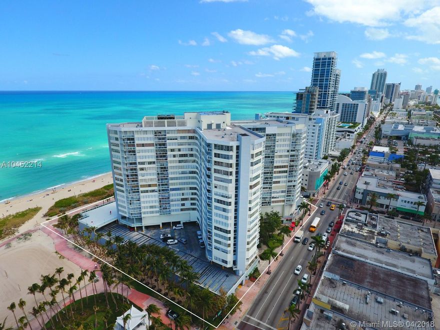 Ocean Front Condo Mid Miami Beach, Remodeled 1 Bed w/ 2 Full Baths, 1 Parking Space Included, Marble Floors, Open Kitchen, Granite Counter Tops, Very Spacious, 2 Master Closets, Balcony with Sunset Views, Beach is your Backyard, Walk to Shops and Restaurants. Pool, Deck, Gym, Entertainment Rooms, and much more. Schedule your Showing Now!