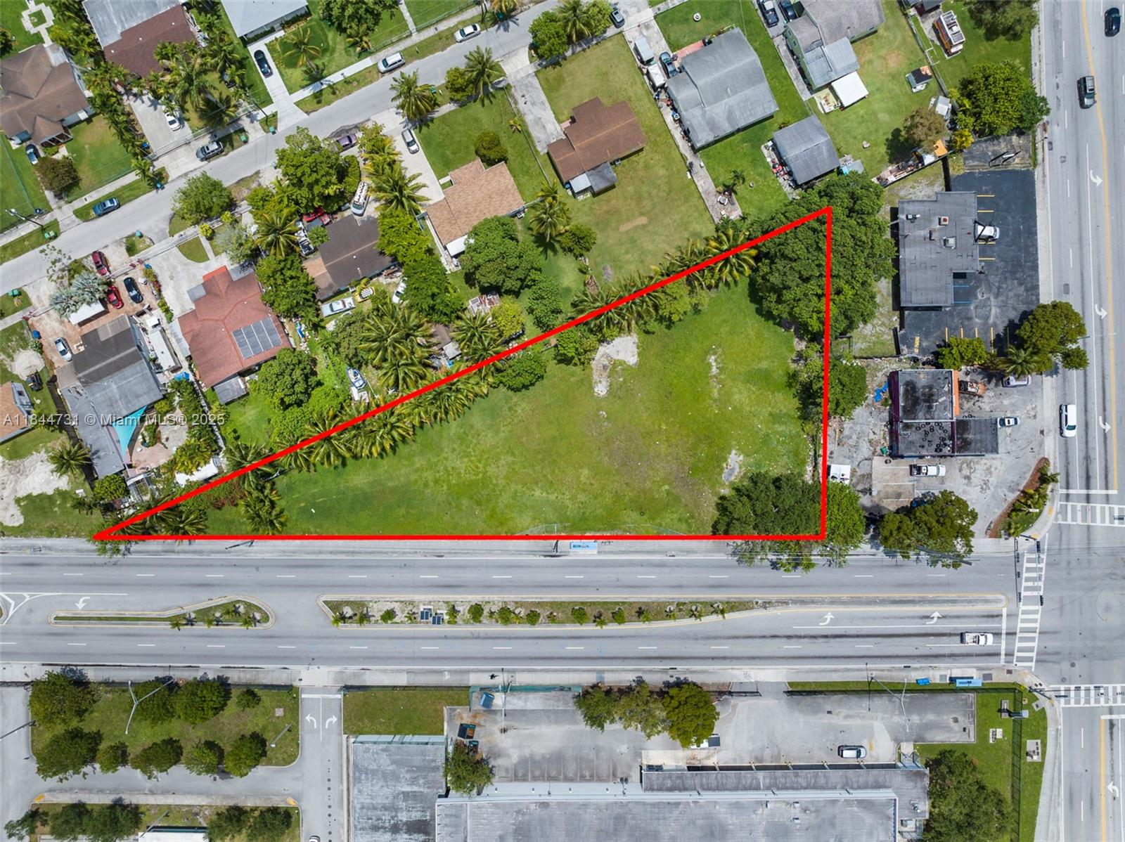 Site plan approved ±0.78-acre corner lot in unincorporated Miami-Dade County, zoned B-1. Approved for a ±2,040 SF QSR with drive-thru, parking, and dual access on NW 17th Ave and NW 95th St. Located directly across from Miami Central High School (1,400+ students) with consistent foot traffic and visibility. Positioned on a highly trafficked corridor with ±20,600 AADT. Surrounded by national retailers including Walgreens, McDonald’s, 7-Eleven, Dollar General, and Metro Ford. Minutes from I-95, Miami Dade College – North Campus, William H. Turner Tech, and the $100M+ Jewish Leadership Academy. Ideal for QSR, retail, or medical development.