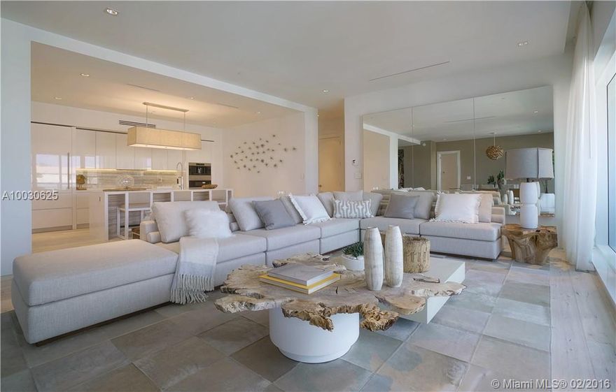 Awaken to breathtaking, ocean and intercostal views from a one-of-a kind penthouse in 1 Hotel and Homes. Boasting elevated
ceilings & custom finishes.The feeling of a true home with over sized kitchen,living room & bedrooms.Indulge in luxurious sand
filled lounges, rooftop pool & organic farm-to-table restaurants.Private resident lobby,concierge & chauffeured Tesla. Enjoy 600
linear feet of pristine beach front,4 pools, 14,000 sqft state-of-the-art fitness center,spa,beach service,valet and much more.