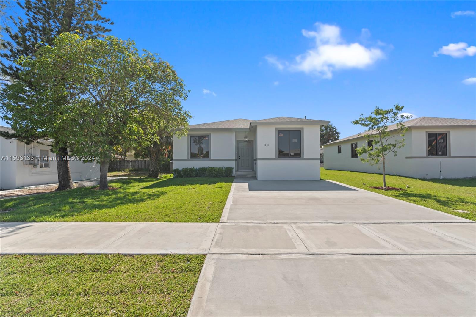 Seller is offering up to $10k credit towards closing costs or rate buy-down. Bring your offer! Brand new construction property is tucked away on a very quiet dead-end street and features 4 bedrooms, 3 bathrooms, and premium amenities. Enjoy polished porcelain tile flooring, quartz kitchen countertops, high ceilings, Samsung stainless steel appliances, and more. Located just 3 miles from the Atlantic Ocean and nearby dining and entertainment options.