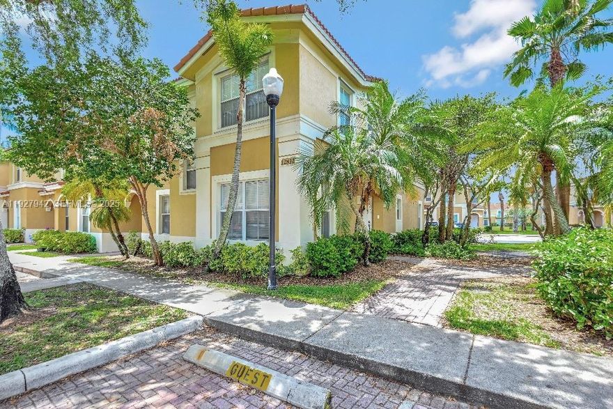 Welcome to this beautifully updated 3 bedroom, 2.5 bathroom townhouse, located in a gated community with 24
hour security, a resort style pool, fitness center, and playground. This corner unit features modern upgrades to the
floors and bathrooms, a spacious floor plan with open kitchen, abundant storage space, full size washer and dryer,
and ample natural light. Rent includes cable, internet, trash and sewer. One assigned parking
space with guest parking throughout. Available for annual leases, this home combines security, comfort, and
modern living all in one.