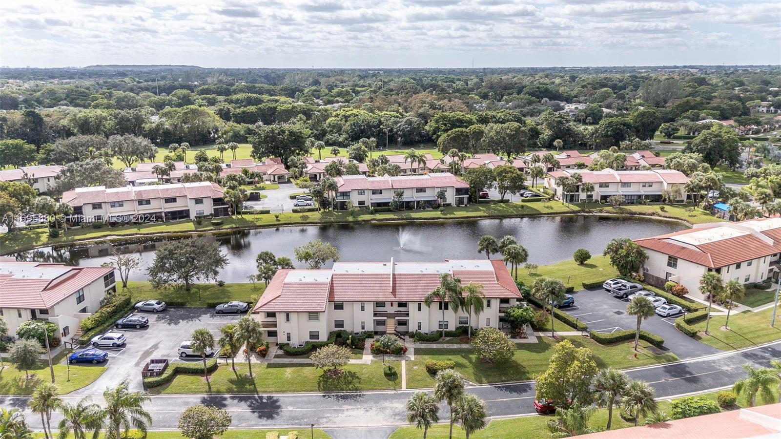 FULLY FURNISHED! Boca Lago is an extremely desirable community with a golf course, lakes, and a clubhouse, which offers a lifestyle full of activities. (No mandatory membership). This 2 bed/2bath condo has magnificent panoramic views of the lake and direct view of the fountain. The second floor condo has been exquisitely renovated throughout with impact glass windows and doors, and a New Roof. Assessment was paid by Seller. Kitchen has stone countertops, custom cabinets, and stainless steel appliances. LED lighting. Porcelain tile floors . Main bedroom has lake views and a larger walk-in closet with two additional closets for extra storage. Custom bathroom with step in shower, upscale tile and frameless shower door. 2nd bathroom was expanded & finished with tile. 2017 A/C and water heater