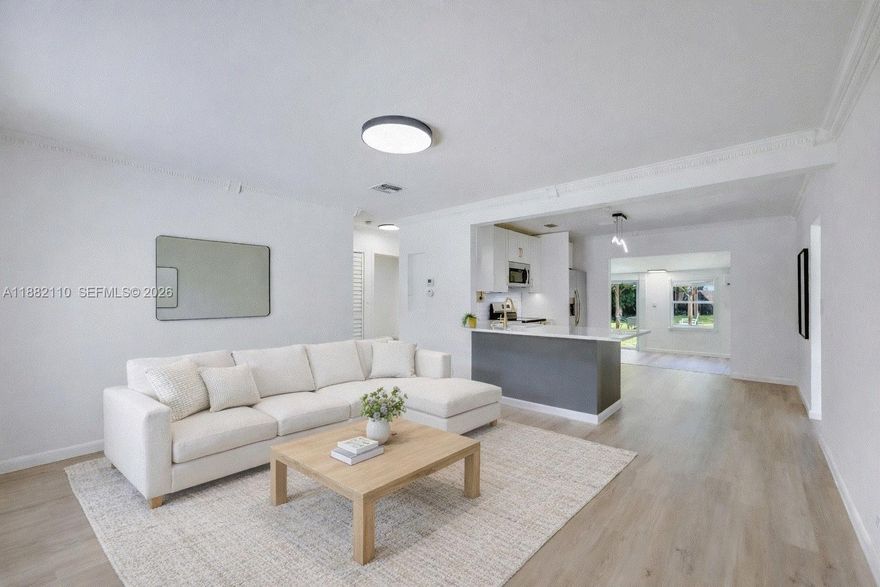 Experience life in Fort Lauderdale in this beautifully updated, move-in-ready 4 bedroom, 3 full bathroom home! Perfect also an an investment. Located just moments from the pulse of Wilton Manors, FAT Village, and Downtown Fort Lauderdale, you'll have unparalleled access to the area's most vibrant restaurants, trendy shops, and exciting attractions. This residence is perfect for modern living, offering a refreshed interior where every detail has been thoughtfully taken care of. Simply unpack and start enjoying your new lifestyle. The fully fenced backyard is great for entertaining, featuring lush mature trees, a charming gazebo, and two shaded seating areas—the perfect retreat for quiet mornings or hosting friends. Practicality meets convenience with an oversized, paved driveway providing ample parking for multiple vehicles. Great opportunity to own a piece of central Fort Lauderdale real estate at an affordable price point. Don't miss your chance to live minutes from everything! Compare its size and features. Buyer concession available.