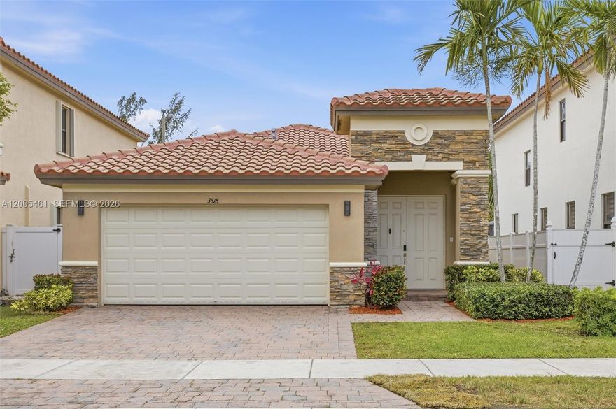 Welcome to this charming townhome in the exquisite community of Aragon-Bellagio in one of the most eclectic cities in Miami-Dade County - Hialeah. With convenience of a two-car garage, open kitchen, tiled throughout this home is ready for its next adventure and its next owners.