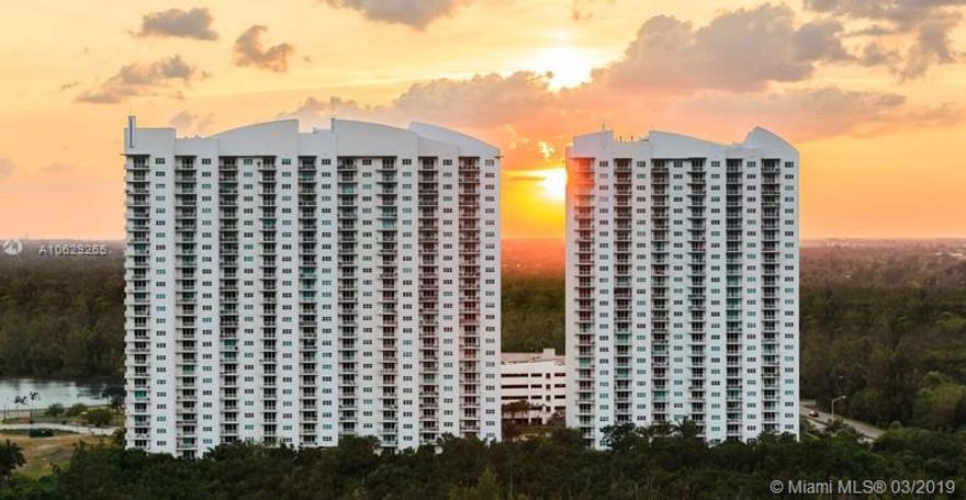 Priced to RENT FAST!! VERY SPACIOUS 3 BEDROOM / 3 BATHROOMS. TILES IN LIVING, KITCHEN. CARPET IN BEDROOMS. STAINLESS STEEL APPLIANCES, GRANITE COUNTERS, AWESOME VIEWS OF OLETA RIVER SUNNY ISLES, BISCAYNE BAY FROM THE SPACIOUS BALCONY. IMPACT WINDOWS, MASTER BATH FEATURES A JACUZZI TUB, SEPARATE SHOWER AND HIS/HERS SINKS. WASHER AND DRYER INSIDE UNIT. AMENITIES INCLUDE: 24 HOURS FITNESS CENTER; OVERSIZED POOL; TENNIS COURT; CLUB HOUSE; COVERED PARKING AND SECURITY ENTRANCE.