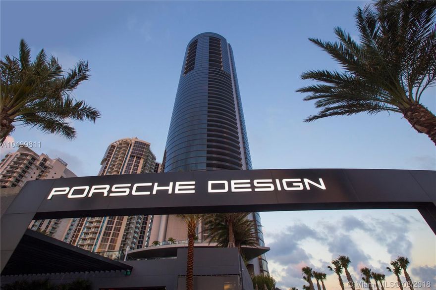 Unparalleled luxury living awaits in this spectacular high-floor, 2-story home in the world’s most incredible condominium, Porsche Design Tower. Enjoy amazing Intracoastal & ocean views from 22’ walls of glass & a large private terrace, with the added comfort of having your car robotically elevated & parked in your garage right outside your door! A sun-bathed open layout & superlative finishes enhance this stunning 3 BR home with dramatic living space, a Poggenpohl/Miele kitchen & divine water-view master suite. Miami’s Porsche Design Tower is one-of-a-kind with its cylindrical design, state-of-the-art technology & top-of-the-line amenities. An oceanfront restaurant w/a private wine locker for each unit, bar, lounge, oceanfront pool, gym, ballroom, games, plunge spas, the list goes on!