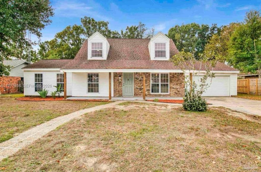 Welcome to this inviting 4-bedroom, 2-bathroom single-family residence featuring a 2-car garage and oversized driveway for convenient parking. The home offers great indoor and outdoor living with a screened-in porch perfect for relaxing or entertaining. The spacious backyard provides endless possibilities—room for gatherings, play areas, gardening, or future customization. A fantastic opportunity to own a home with space, comfort, and potential.