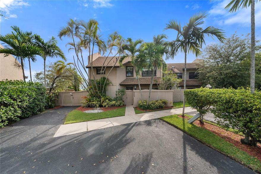 Live where convenience meets tranquility in this beautifully upgraded Briar Bay Townhouse with low HOA, just minutes from The Falls Mall, Publix, Lifetime Fitness, Fresh Market, YMCA, Briar Bay Golf Course, restaurants, top-rated schools, and major expressways. This bright 2-bedroom, 2-bath home features all-new appliances, gas range, and freshly installed A/C and hot water heater for comfort and efficiency. The spacious primary suite offers an ensuite bath and serene canal views, while both bedrooms boast generous walk-in closets. Enjoy a beautifully landscaped, fenced backyard with covered patio, perfect for entertaining or relaxing in privacy. Ample parking for you and guests, plus easy access to the community pool. Prime location for convenience, lifestyle, and modern Florida living!
