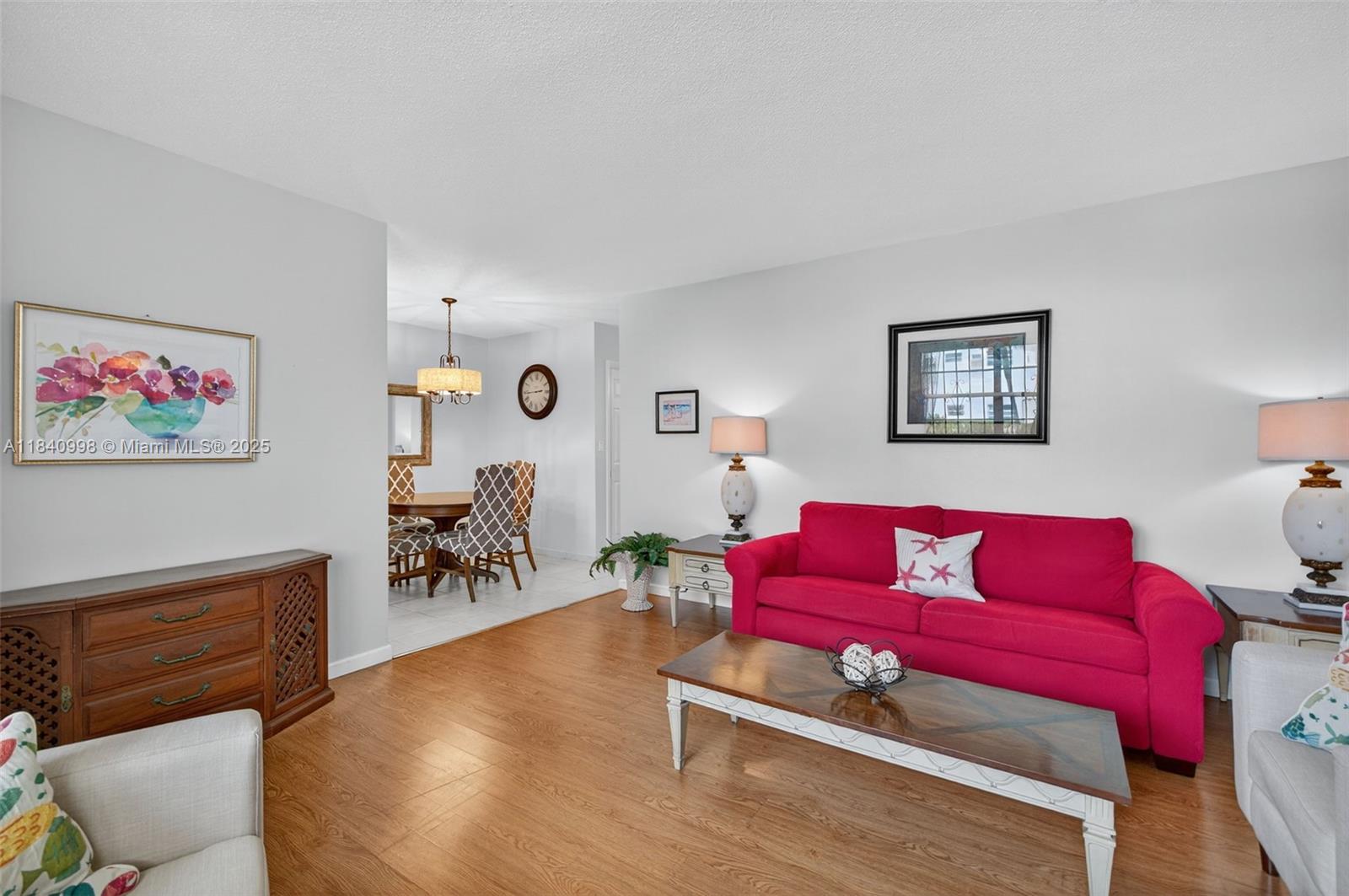 Beautiful & bright unit for sale at the Mar-Len Gardens with 1 bed & 1 bath directly on the 1st floor. Located in building 9, this one features an updated kitchen with white cabinets, granite countertops & new refrigerator. Tiled & laminated wood floor throughout & nice patio with quiet views on the garden. Exit from you back patio, easy access. Water heater 2022. With a king size bed & a sofa bed to accommodate your guests, will sell furnished with some exclusions. This HOPA verified & gated community is offering: two pools, gym, pickleball, bocce & more. COOP with land lease. Cash only, No Rental 1st year, then once a year for a max of 3 months. Total fees including taxes, maintenance, reserve & land lease is $750 per month. No taxes to pay at the end of the year! Near the beaches! WOW
