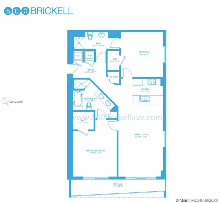 500 BRICKELL WEST CONDO - Residential Lease