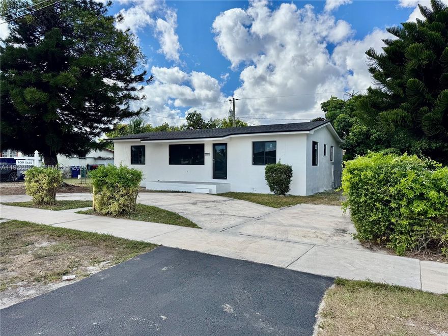 Welcome to this beautifully updated 3-bedroom, 2-bath home located in the heart of Miami Gardens. This property features a brand-new 2025 roof, all-new impact windows and doors, and a fully renovated interior designed for modern living. Enjoy a stunning new kitchen with contemporary finishes, upgraded bathrooms, and spacious bedrooms filled with natural light. Space for RV / Boat parking. Conveniently and centrally located near major highways, shopping, and schools.