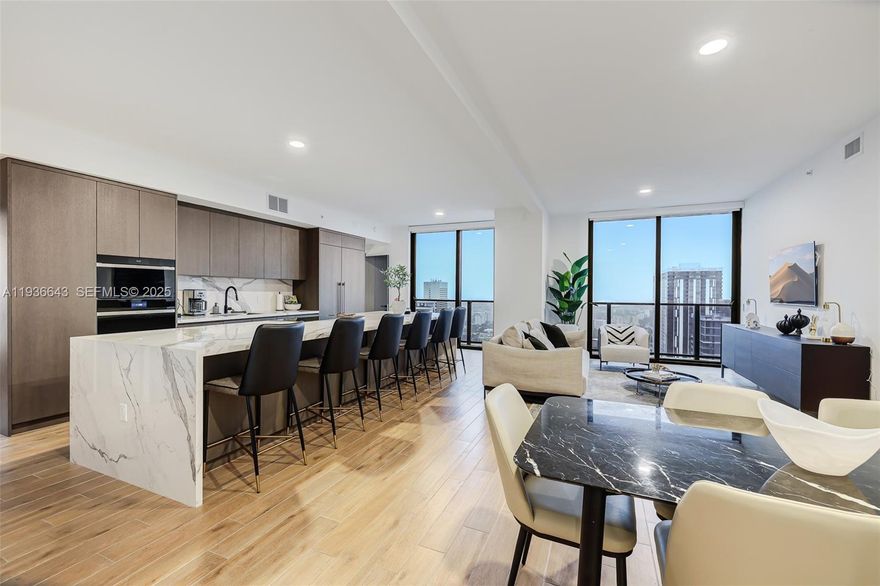 The only four-bedroom residence in the building! This turnkey home features elegant finishes, an oversized chef’s kitchen island, Italian cabinetry, custom closets, and sweeping panoramic views of the city and Biscayne Bay.

Located steps from Miami Worldcenter, Bayside, Kaseya Center, and top dining, shopping, and business hubs. The building offers exceptional amenities including a two-level fitness center, a 125-foot resort-style pool, on-site restaurants, and more.

Perfect as a primary residence, second home, or income-producing property with short- and long-term rental flexibility.