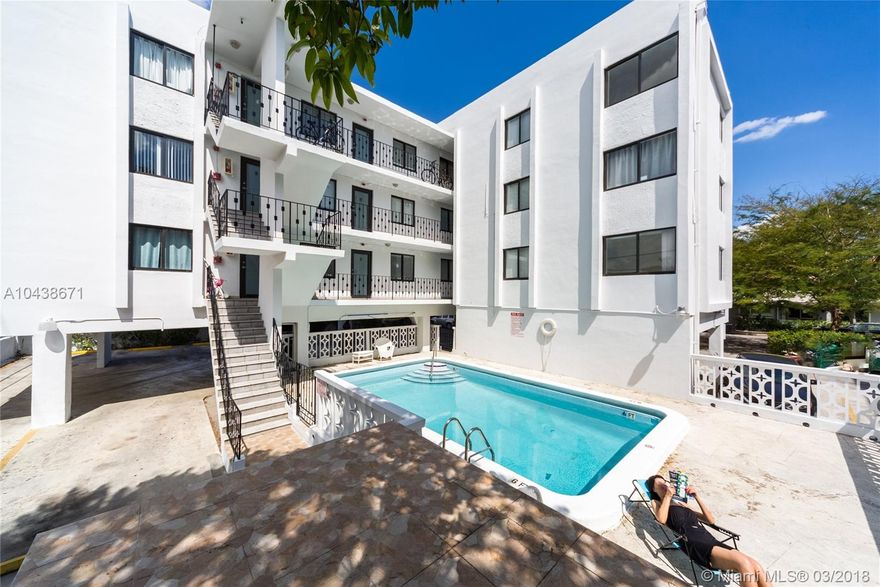 Global Group Realty is pleased to exclusively offer for sale this 15 unit apartment building in the heart of Coral Gables. The asset consists of twelve 2 bed/1 Bath units and three 1 Bed/1 Bath units. Two of the apartments have been completely renovated with new wood cabinets, tile floors, granite counter tops and updated bathrooms. The 15,381 SF building sits on an 11,000 SF lot and has 15 parking spaces. Recent upgrades to the building include new hurricane impact windows and doors, renovated elevator, resurfaced pool, new exterior paint and much more. All units have central air conditioning. The property offers great upside potential.