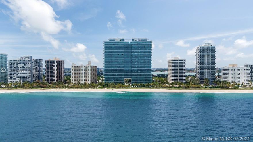 Spectacular fully furnished 3 bed/4.5 bath residence in Oceana Bal Harbour featuring top-of-the-line finishes, marble and wood floors, Dada kitchen with Gaggenau appliances, and Baxter furniture in the living room and master bedroom. Private elevator foyer entrance into the flow-through unit boasting unobstructed views of the Atlantic Ocean to the east and views of the Intracoastal to the west. Oceana redefines luxury with 5-star amenities featuring: concierge service, residents only Stephen Starr catering restaurant, fitness center, tennis courts, spa, and pool & beach service.