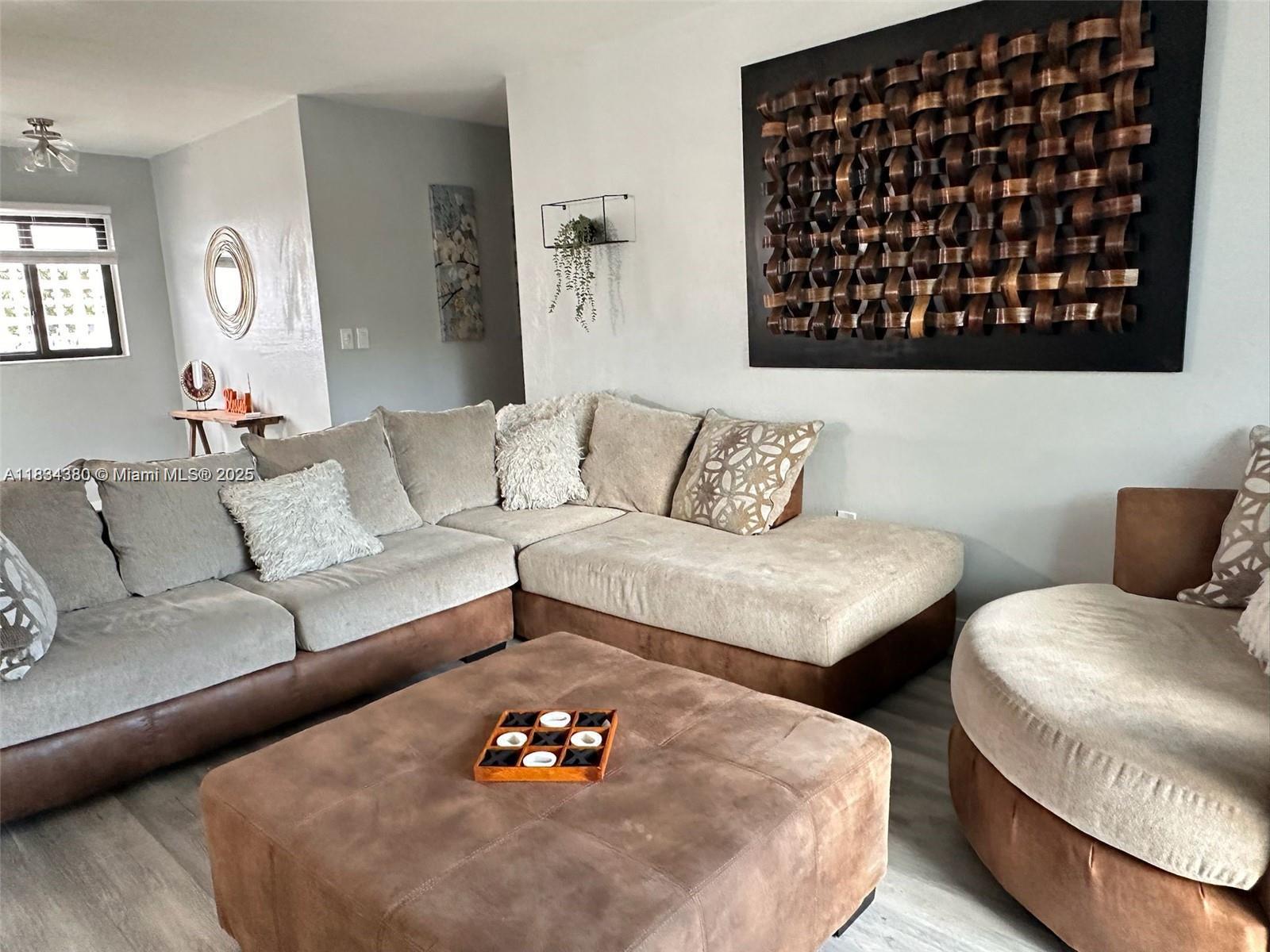 Beautiful and nicely decorated single-family home available for rent in a quiet residential neighborhood. This spacious 3-bedroom, 2-bathroom property features a bright and open layout, laminated floors throughout, and a large fenced pool/backyard?perfect for outdoor entertaining. The kitchen is equipped with modern appliances and ample cabinet space. Enjoy the convenience of a washer and dryer in-unit, central A/C, and a private driveway with numerous parking spaces. Located just minutes from schools, parks, shopping, and major highways. Pet-friendly. No HOA.