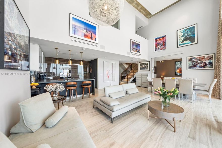 Brand-new 2-story penthouse offering 3,000 SF of refined elegance. Flooded with natural light, this residence features marble floors throughout, a custom Italian kitchen, 3 spacious bedrooms, and 4 luxurious bathrooms. Building amenities include a serene sauna, rejuvenating steam room, hot/cold plunge pools, infinity-edge pool, kids’ playground, and more. Ideally located just one block from the iconic Design District and minutes to Midtown, Wynwood, and the beach. Walk to world-class dining, designer boutiques, art galleries, and vibrant nightlife. Experience the best of urban Miami living. Call for easy showing instructions.