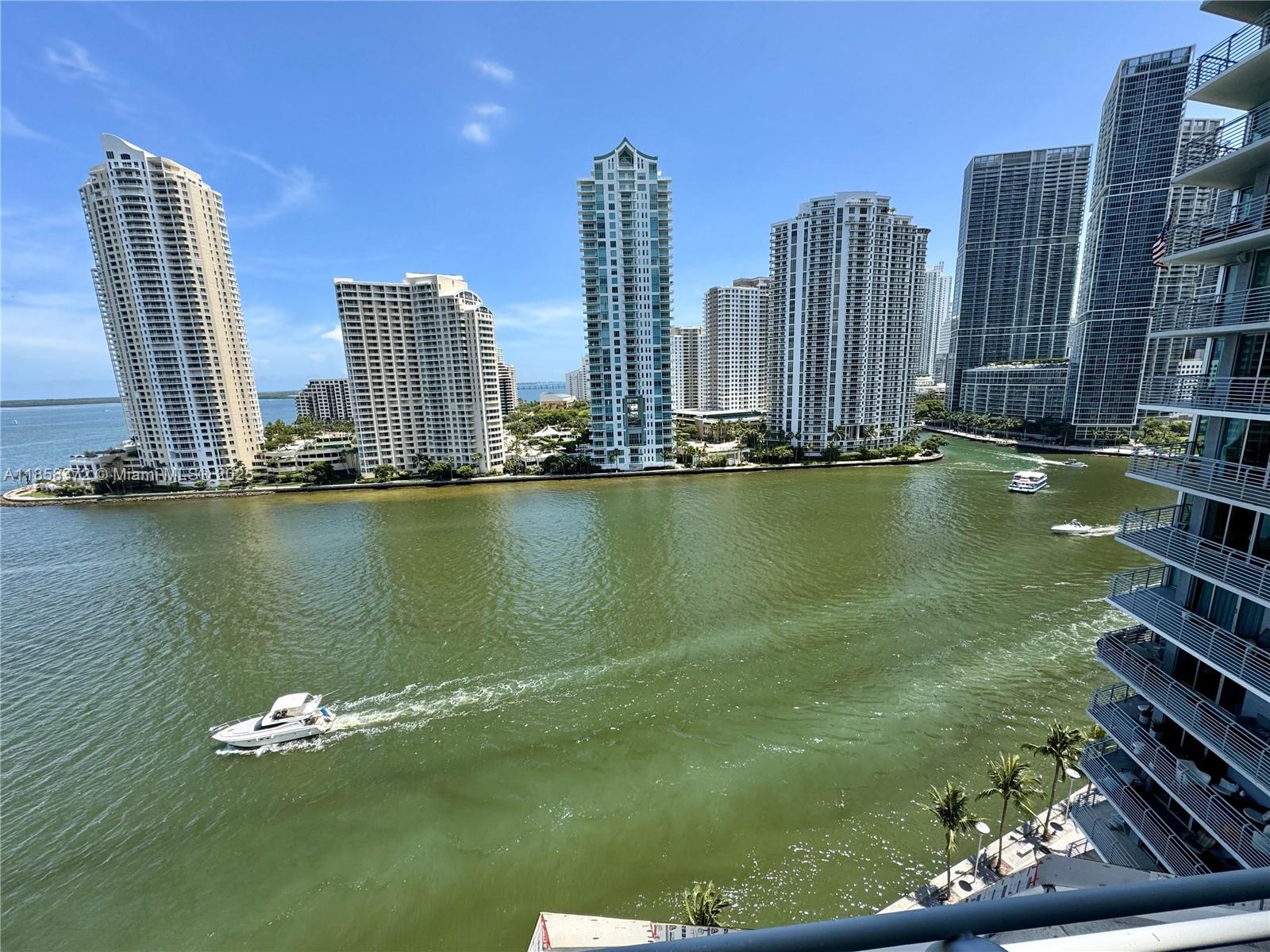 Live in heart of Downtown Miami in this beautiful corner 2 bedroom, 2 bathroom unit with spectacular views of Biscayne Bay, Miami River, and city skyline. Amenities include 2 gyms, pool and hot tub, business center, kids room, game room, convenience store and the prestigious Il Gabbiano & Mastro's Ocean Club restaurants. Steps away from Hell's Kitchen, Whole Foods, Kaseya center, Bayside park, Brickell City Centre, Metromover, & Silverspot Movie Theater. High Speed Internet, cable, & water included. 1 assigned garage parking spot included.