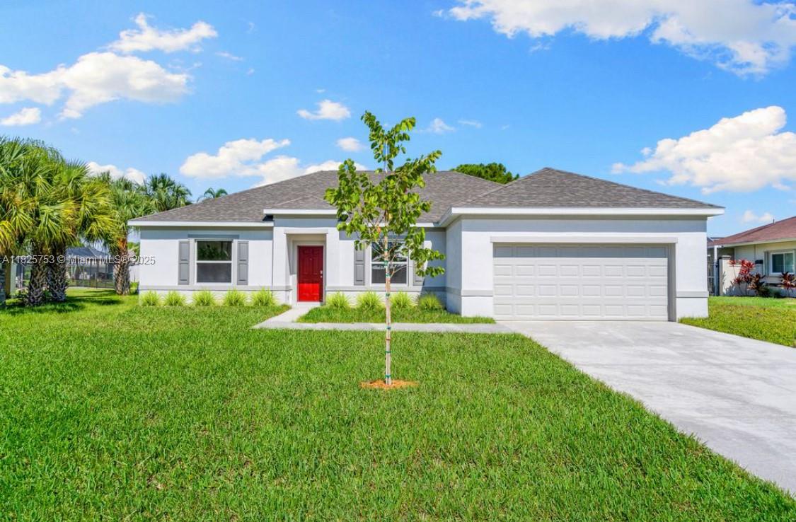 Beautifully renovated home with an open floor plan and all-new flooring throughout. The spacious layout flows into a bright Florida room with impact windows, perfect for relaxing year-round. The updated kitchen offers , new appliances, pull-out shelves. Located near the Turnpike, public park, and the scenic St. Lucie River--this move-in ready home combines comfort, style, and a prime location. NO HOA!