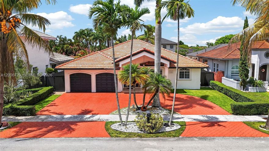 Beautiful one-story single-family home located in the heart of Miami with no HOA. This spacious residence offers 4 bedrooms, 3 full bathrooms, and over 2,500 square feet of living space, featuring vaulted ceilings and a bright, open layout.
The home boasts a newly renovated kitchen with granite countertops and brand-new stainless steel energy-efficient appliances. Porcelain flooring runs throughout all bedrooms, complemented by modern LED lighting for a sleek and efficient finish.
Designed for both comfort and entertaining, the property includes generous living and dining areas, along with a cozy family room perfect for everyday living. A two-car garage and circular driveway provide ample parking space.
The fully paved backyard offers plenty of room for relaxing or hosting gatherings, creating a low-maintenance outdoor retreat.
Conveniently located near major highways, shopping centers, top-rated schools, and parks, this move-in-ready home combines comfort, style, and accessibility.