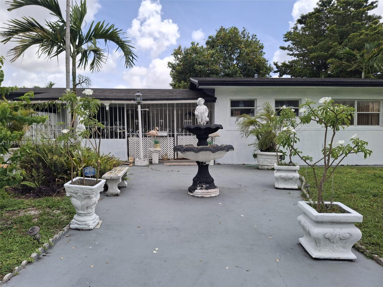 Great Hialeah Ranch Style House with Potentials for Improvement. Sellers Motivated For a Quick Sale,,, This is a 4 Bedrooms, 4 Complete Bathrooms, 2 Master Suites and a 2015 Roof. Property has tile flooring all through spacious kitchen with all appliances waterless water heater, 5 tone Ac unit plus other splits for does hot Florida days. Property has Mango trees and a spacious corner lot with room to grow the perfect big family, it also has an in-laws quarter great for the grandparents to live together. Property has a huge back porch /patio and fenced rear of the house. It is walking distance to elementary schools and shopping center. Sellers are relocating and are looking for a quick sale come and see this gem of property in the heart of Hialeah. Sellers open to contemplated offers.