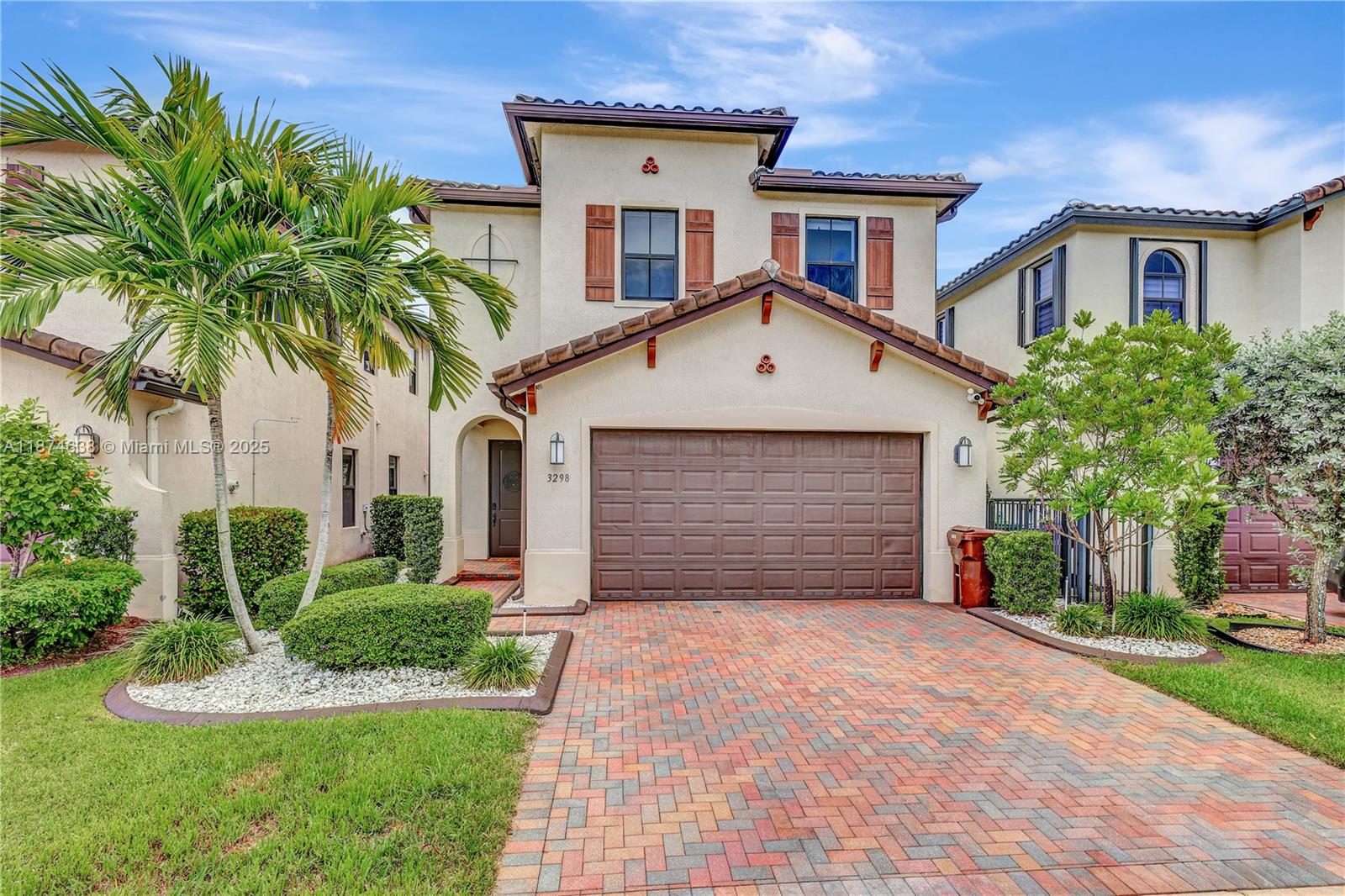 Introducing a stunning two-story home in the sought-after Bonterra community! This beautifully maintained residence features three spacious bedrooms and 2 1/2 bathrooms, showcasing numerous upgrades including impact windows and a covered terrace with pavers, perfect for family gatherings and entertaining. The home has been freshly painted and fully renovated throughout, ensuring a move-in ready experience. Bonterra is a family-friendly gated community offering a wealth of amenities, including playgrounds, a soccer field, basketball courts, a clubhouse, and a refreshing pool. Don’t miss your chance to call this exceptional property home!