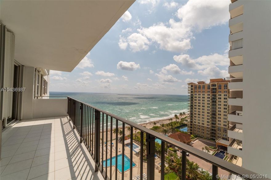 Super motivated landlord, building is going through renovation and you an get an amazing deal here!!!One of the best buildings on the ocean in Hallandale Beach. Amazing views from 2 bedroom unit with 2 bathrooms. Move in condition. Partially furnished can be rented either way furnished or not.